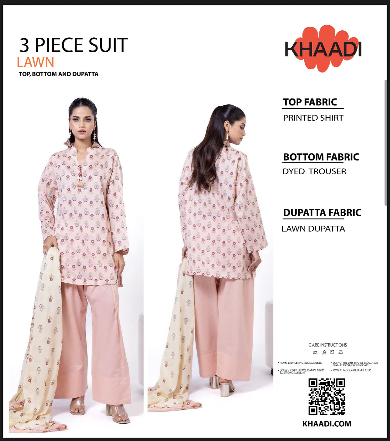 Khaadi 3pcs