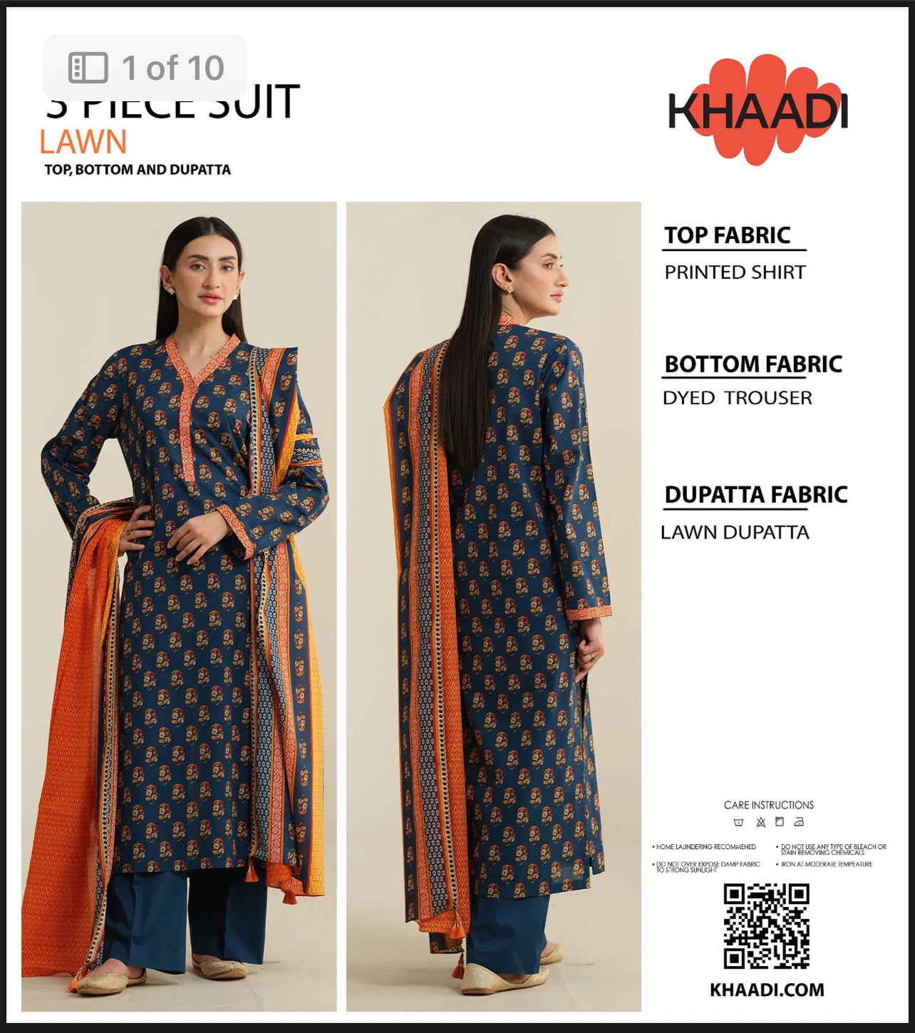 Khaadi 3pcs