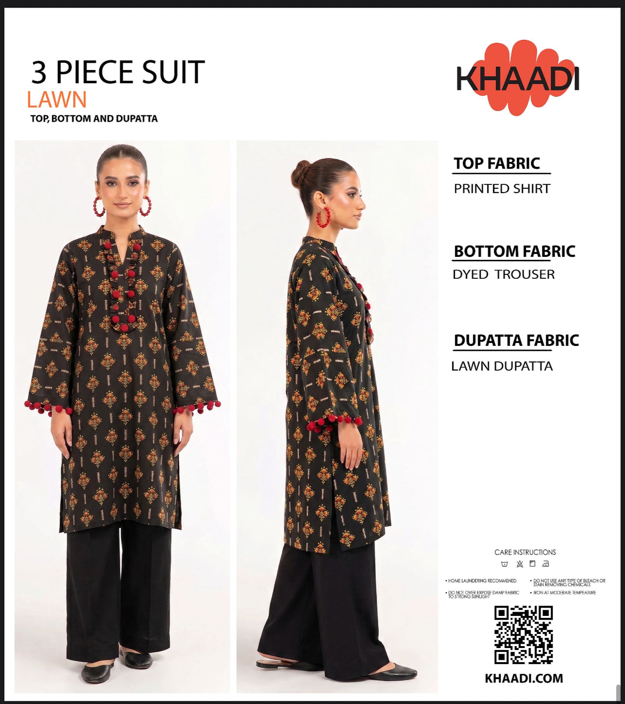 Khaadi 3pcs