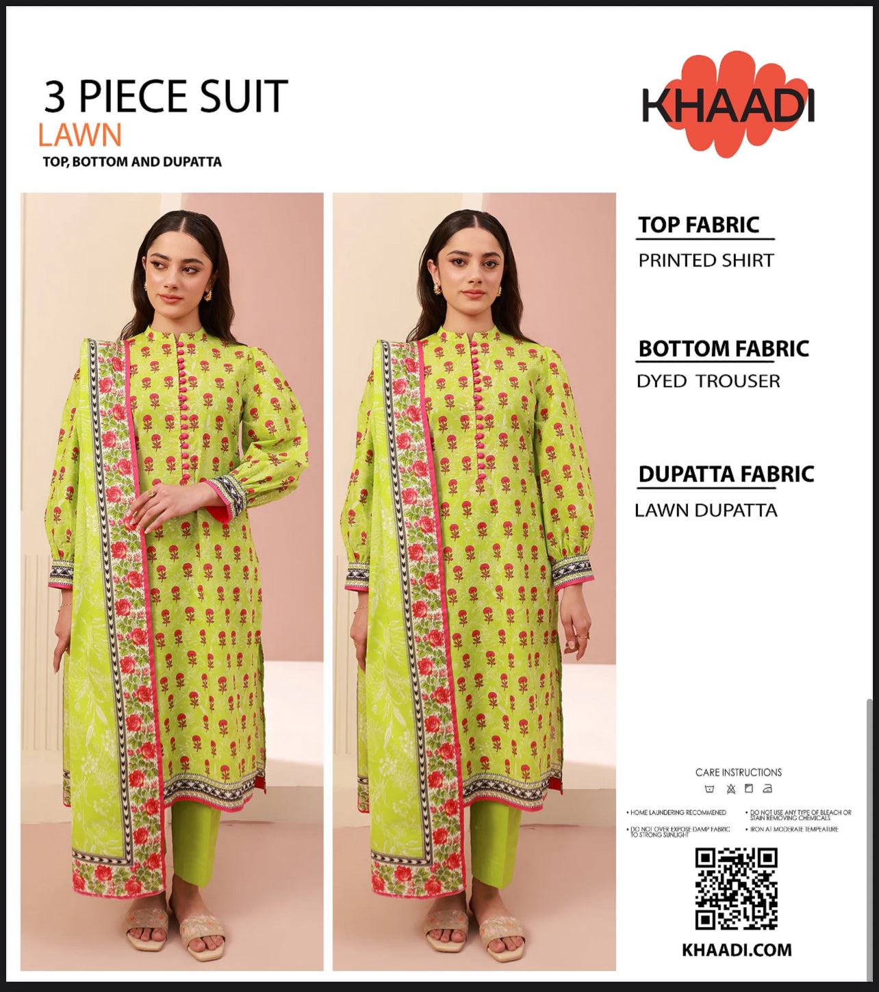 Khaadi 3pcs