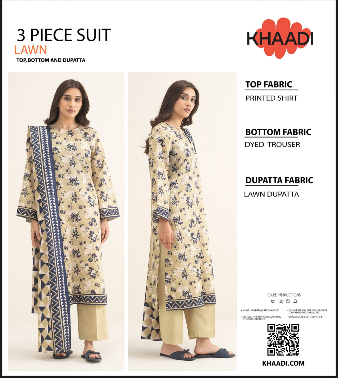 Khaadi 3pcs