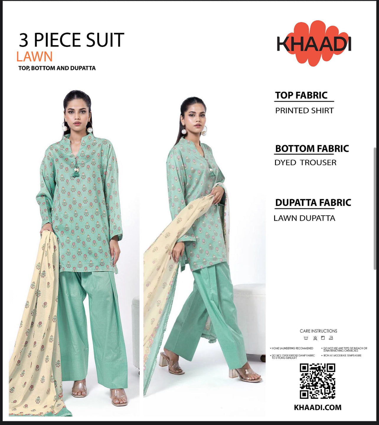 Khaadi 3pcs
