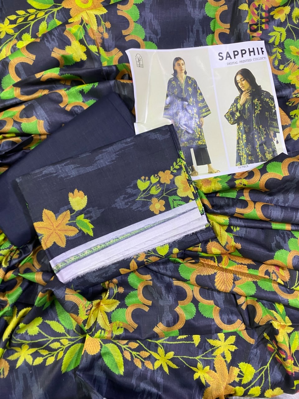 Sapphire Lawn 3pcs