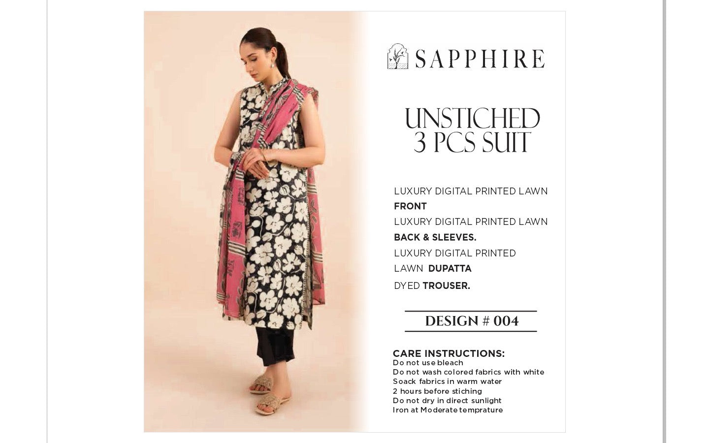 Sapphire Lawn 3pcs Copy