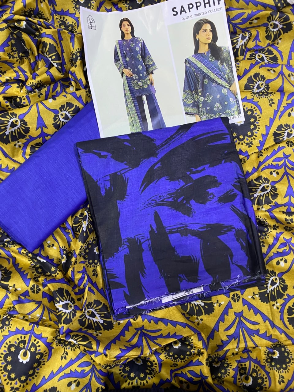 Sapphire Lawn 3pcs