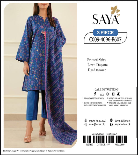 Saya Lawn 3pcs Replica