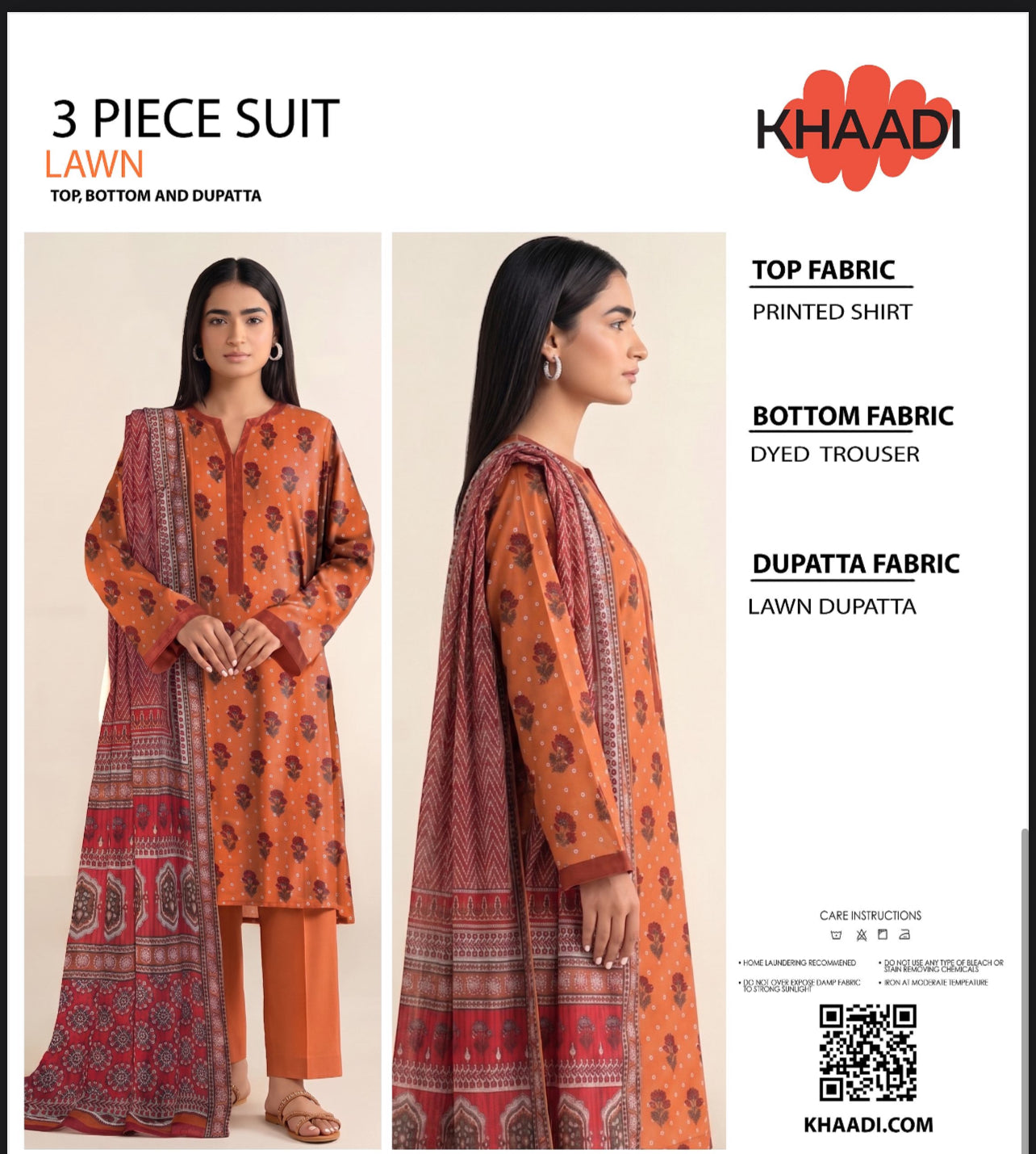 Khaadi 3pcs