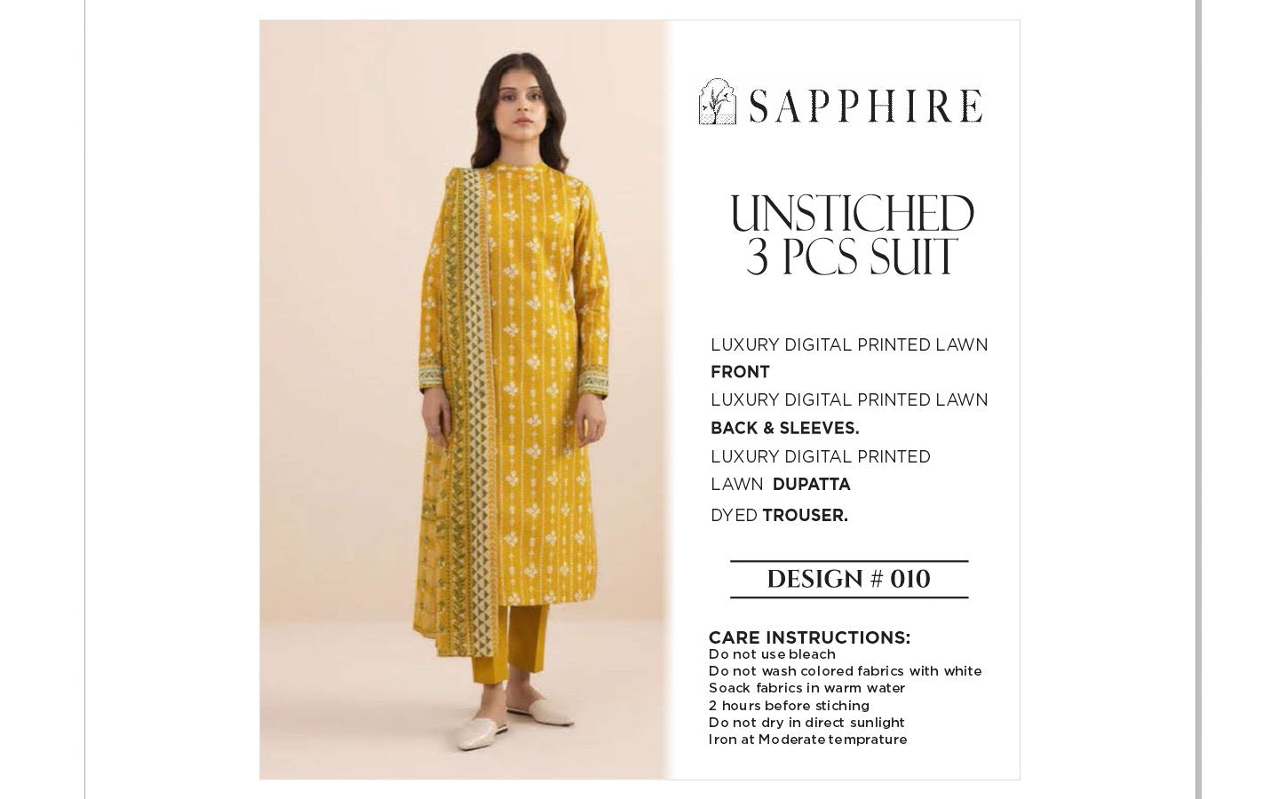 Sapphire Lawn 3pcs Copy