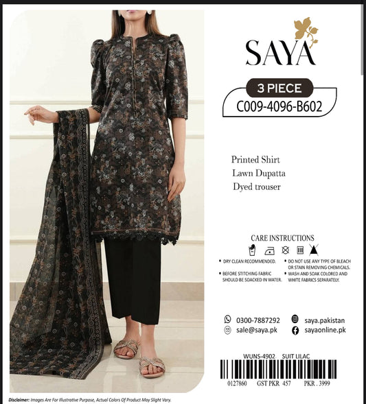 Saya Lawn 3pcs Replica