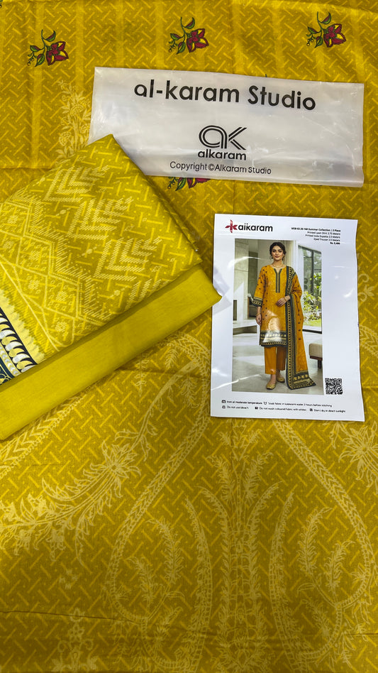 Alkaram Lawn 3pcs