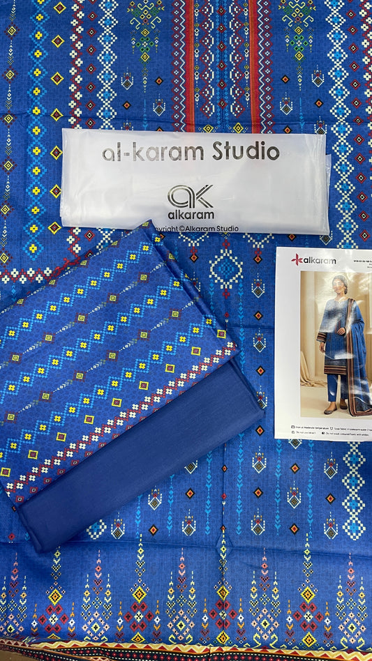 Alkaram Lawn 3pcs